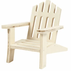 Creativ Company Creativ Company Kabouterdeurtjes, Accessoires - Houten Tuinstoel (mini)
