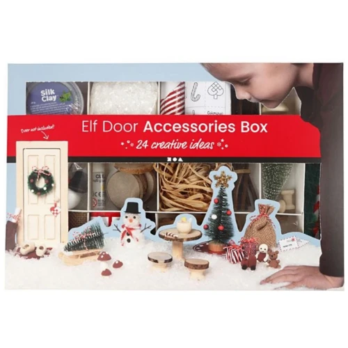 Creativ Company Knutselen, Knutselpakketten - Box Met Basismaterialen Kerstkabouter Set - Afbeelding 2
