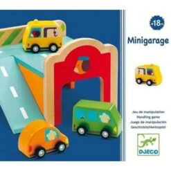 Djeco Djeco Speelgoed, Houten Speelgoed - Minigarage 18M+