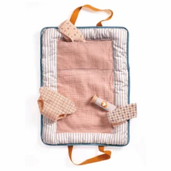 Djeco Poppen, Accessoires - Verschoningsmatje Blauw