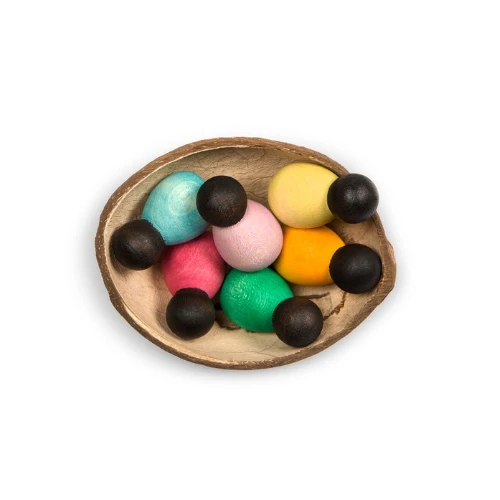 Grapat Donkere Baby Poppetjes 6st (Dark Baby Nins) - Afbeelding 3