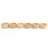 Grapat Grapat Houten Speelgoed - Houten Bakjes Naturel, 6st. (Bowls)