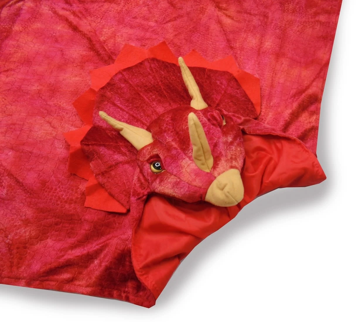 Great Pretenders Dinosaurus Triceratops Cape Rood - Maat US 4-5 - Afbeelding 3