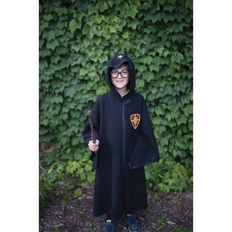 Great Pretenders Great Pretenders - Harry Potter Tovenaar Cape Incl. Bril Zwart, 5-6 Jr. (Size US 5-6) - Afbeelding 3