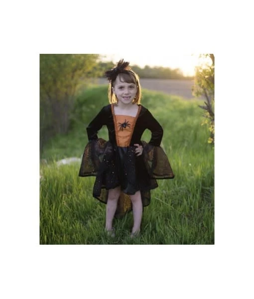 Great Pretenders Great Pretenders Verkleedkleding - Heksenjurk Met Spinnen, 5-6 Jr. (Size US 5-6) - Afbeelding 3