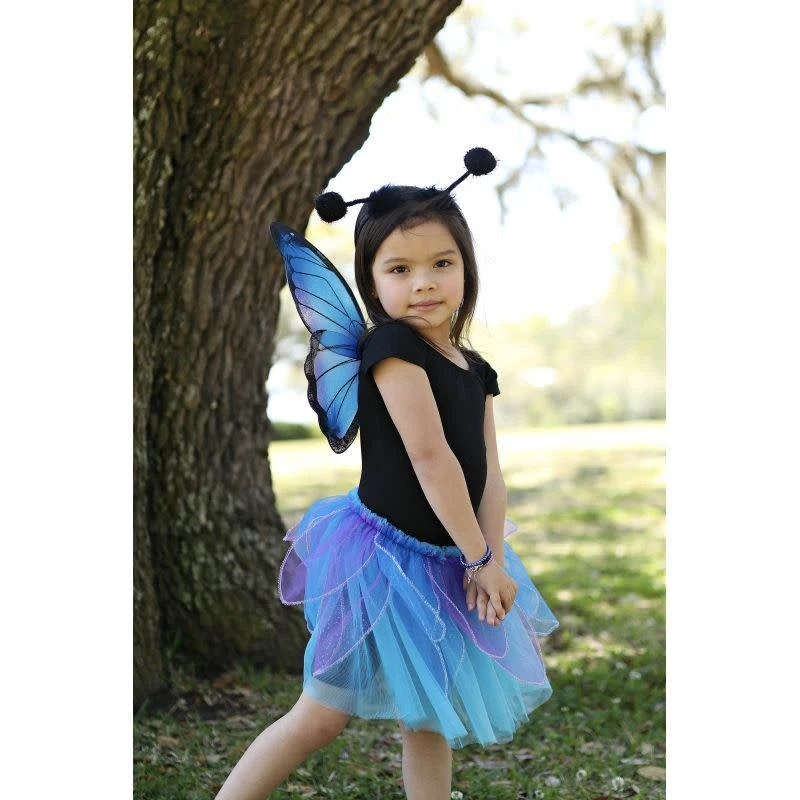 Great Pretenders Jurk Nachtvlinder Blauw - Maat US 4-6 - Afbeelding 3