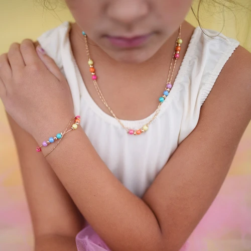 Great Pretenders Kindersieraden - Ketting Boutique Golden Rainbow - Afbeelding 2