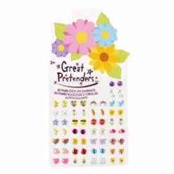 Great Pretenders Kindersieraden - Plakoorbellen Spring Flowers, 30 Sets