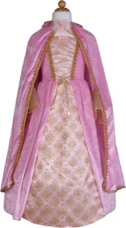 Great Pretenders (UA) Prinsessen Verkleedset Incl. Jurk, Cape En Tiara Roze/goud - Maat US 5-6 (Limited Edition)