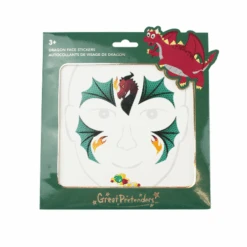 Great Pretenders Verkleden, Accessoires - Gezichtsstickers Draak
