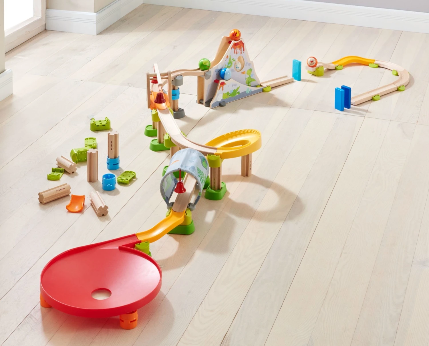 HABA HABA Kullerbü Knikkerbaan - Basisdoos - Drakenland - Afbeelding 2