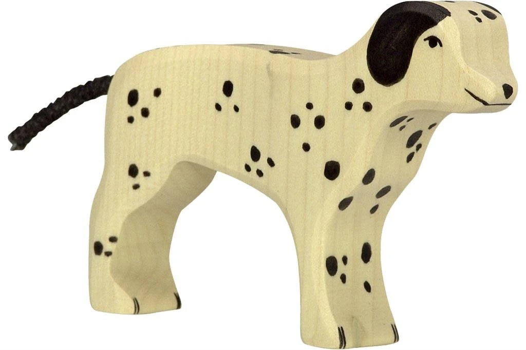 Holztiger Boerderij: dalmatier 12x2x8cm, hout