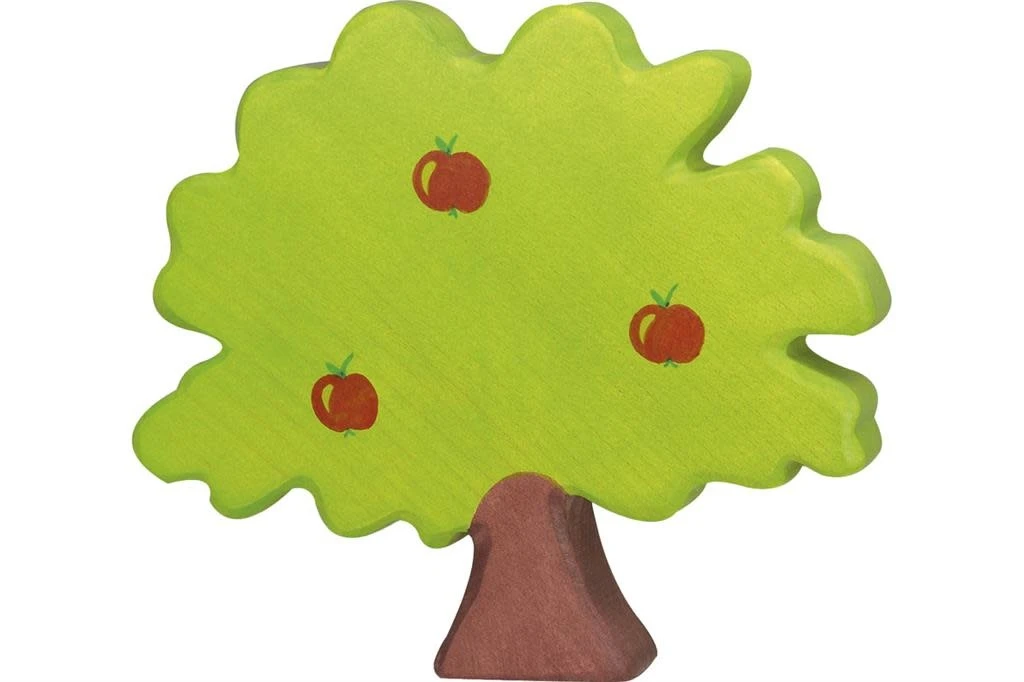 Holztiger Bosdieren: appelboom 19x2x17cm, hout