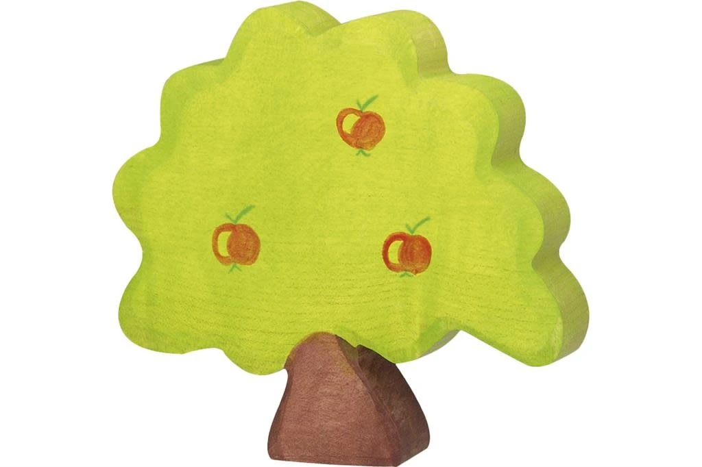 Holztiger Bosdieren: appelboom klein 13x2x12cm, hout