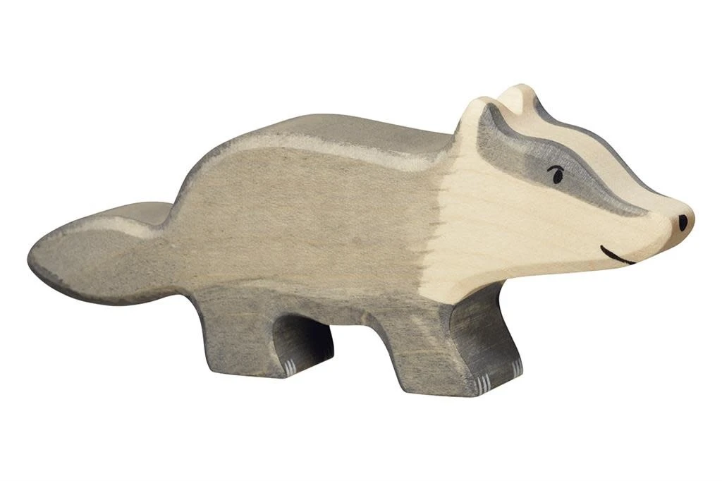 Holztiger Bosdieren: das 13x2x5cm, hout