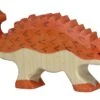 Holztiger Dinos: ankylosaurus 13x2x7cm, hout
