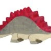 Holztiger Dino's: stegosaurus 18x2x8cm, hout
