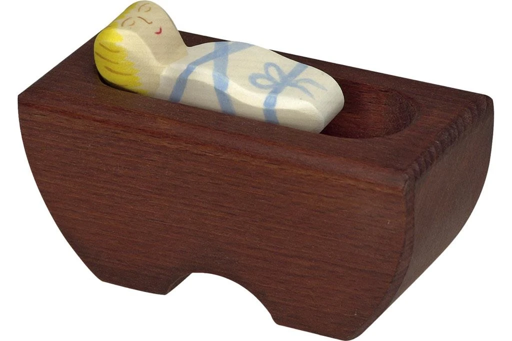 Holztiger Houten Figuren - Kerstmis: kindje Jezus