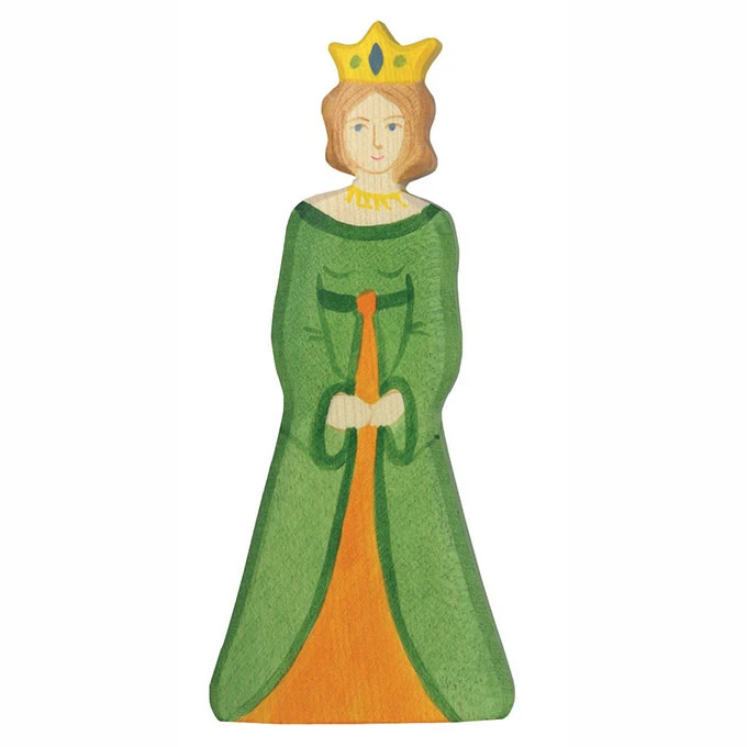 Holztiger Sprookjes en ridders: koningin 7x2x16cm, hout