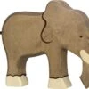 Holztiger Wildernis: olifant 19x3x15cm, hout