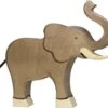 Holztiger Wildernis: olifant slurf omhoog 18x3x16cm, hout