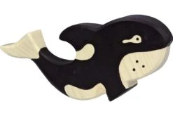 Holztiger Zeedieren: orka 17x3x8cm, hout