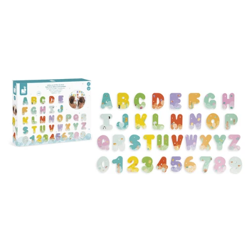 Janod Badspeelgoed - Letters En Cijfers, 2+ - Afbeelding 2