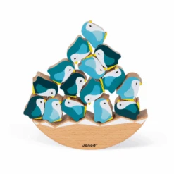 Janod Educatief Speelgoed - WWF Houten Evenwichtsspel Pinguïn
