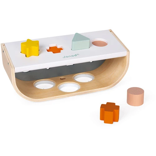 Janod Houten Speelgoed - Sweet Cocoon Hamerbank En Vormenstoof - Afbeelding 2