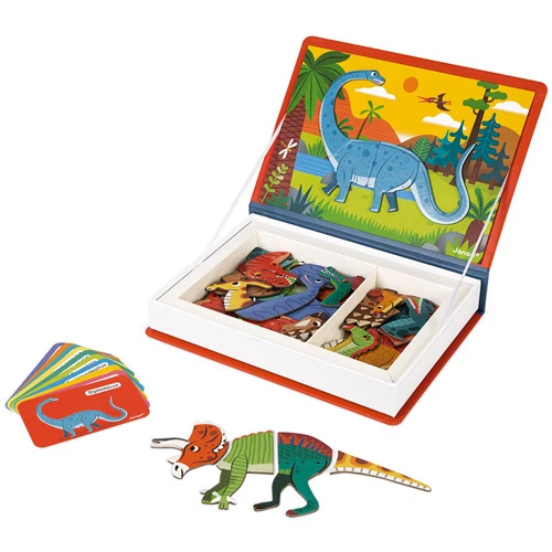Janod Speelgoed, Magneetboek - Dinosaurus (Magnetibook) - Afbeelding 2