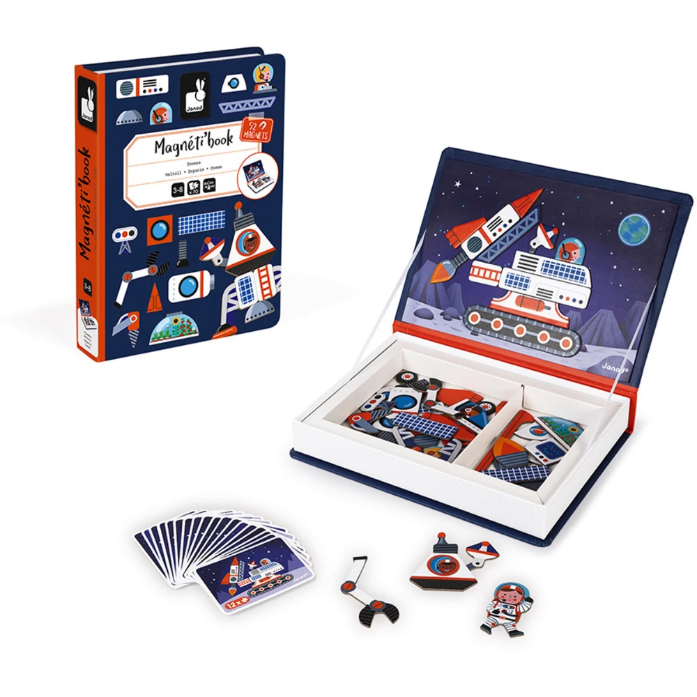Janod Speelgoed Magneetboek - Heelal (Magnetibook) - Afbeelding 3