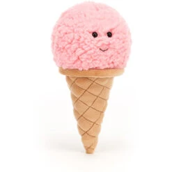 Jellycat Jellycat Knuffels - Irresistible Ice Cream Strawberry, 18cm