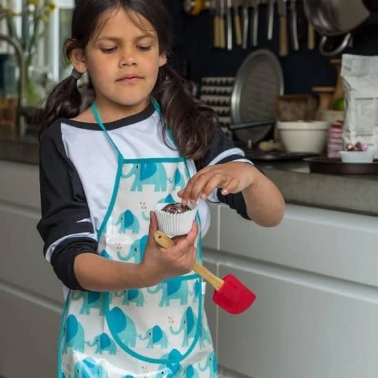 Kookschort Blauwe Olifantjes - Afbeelding 3