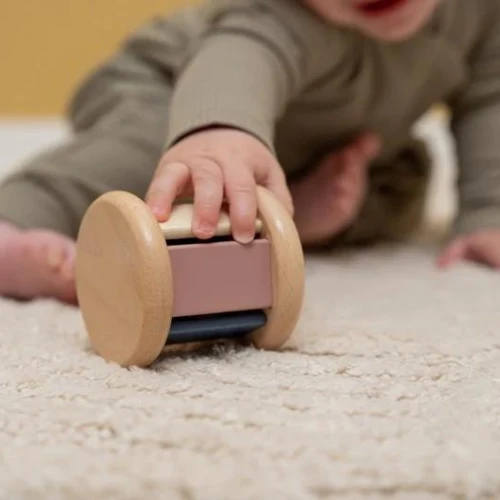 Little Dutch Babyspeelgoed - Houten Rammelaar Roller Vintage - Afbeelding 2