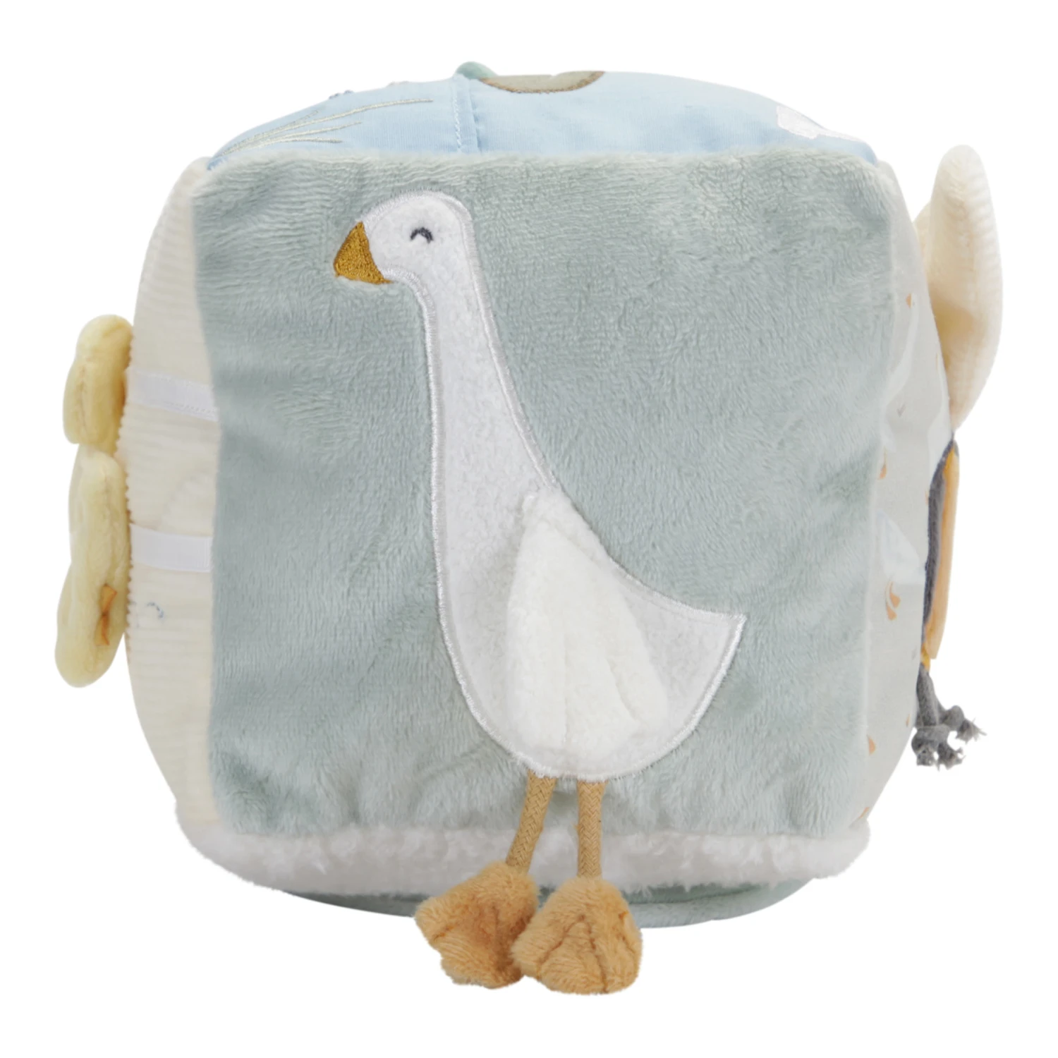 Little Dutch Babyspeelgoed - Zachte Activiteitenkubus Mint (Little Goose) - Afbeelding 7