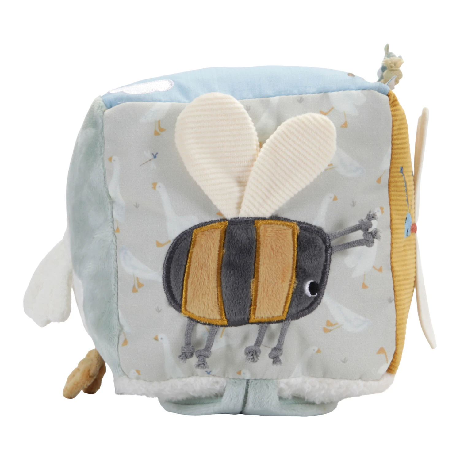 Little Dutch Babyspeelgoed - Zachte Activiteitenkubus Mint (Little Goose) - Afbeelding 8