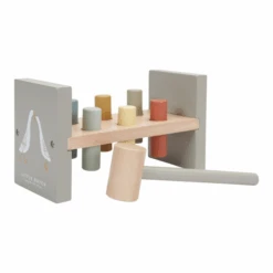 Little Dutch Houten Speelgoed - Houten Hamerbank Olive Gans (Little Goose)