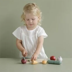 Little Dutch Houten Speelgoed - Houten Snijset Groenten