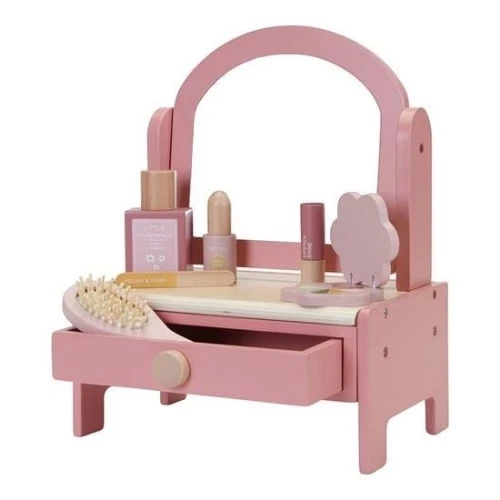 Little Dutch Houten Speelgoed - Kaptafel, Roze - Afbeelding 2