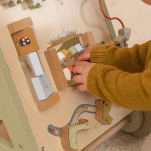 Little Dutch Little Dutch Houten Speelgoed, Loopkar - Activiteitenkar Gans (Little Goose) - Afbeelding 7