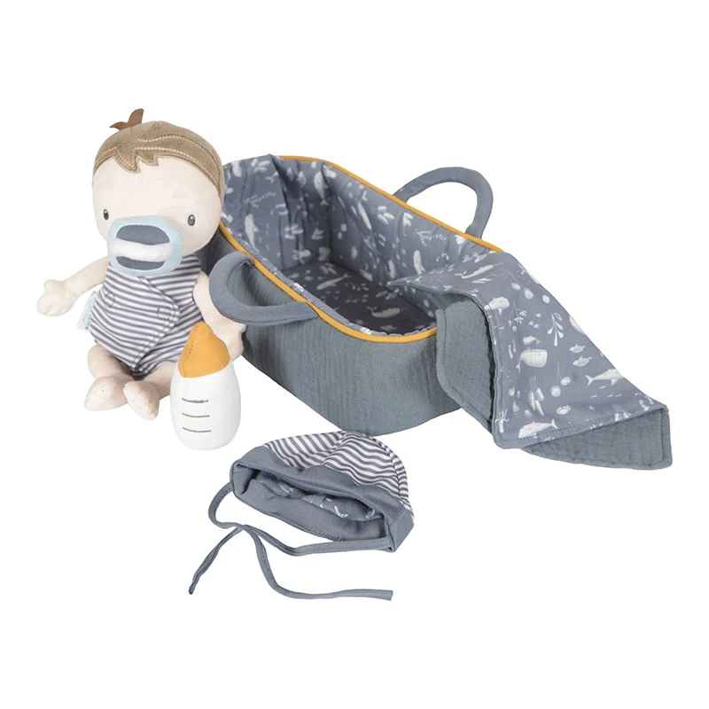 Little Dutch Poppen - Knuffelpop Babypop Jim Incl. Accessoires - Afbeelding 3