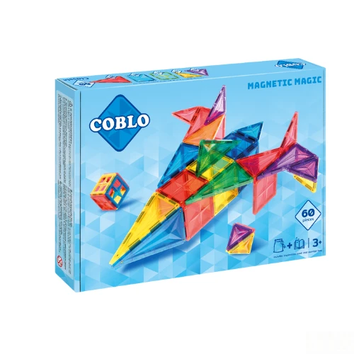 Magnetisch Bouwset, Bouwspeelgoed - Coblo Classic, 60st., 3+