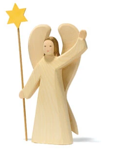 Ostheimer Ostheimer Houten Speelfiguren - Engel M. Ster, Groot 2-delig