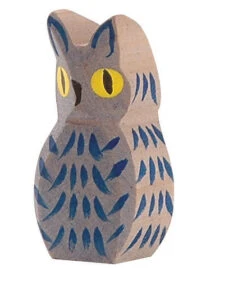 Ostheimer Ostheimer Houten Speelfiguren - Uil Blauw