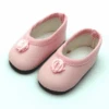 Paola Reina Poppen, Kleding - Poppenschoenen Roze Met Roosje, Amiga
