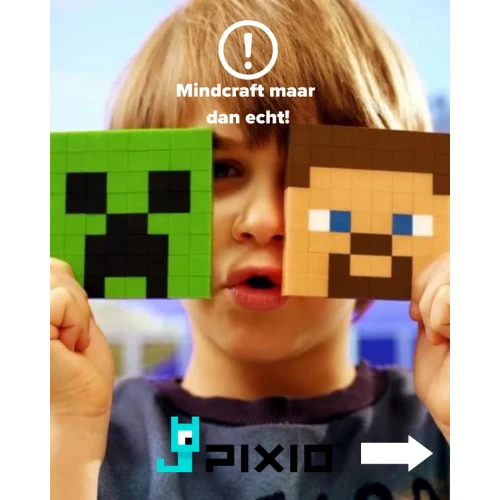 Pixio Magnetische Bouwblokjes - Mini Figures, Assorti - Afbeelding 6