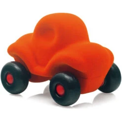 Rubbabu Kleine Grappige Auto Oranje