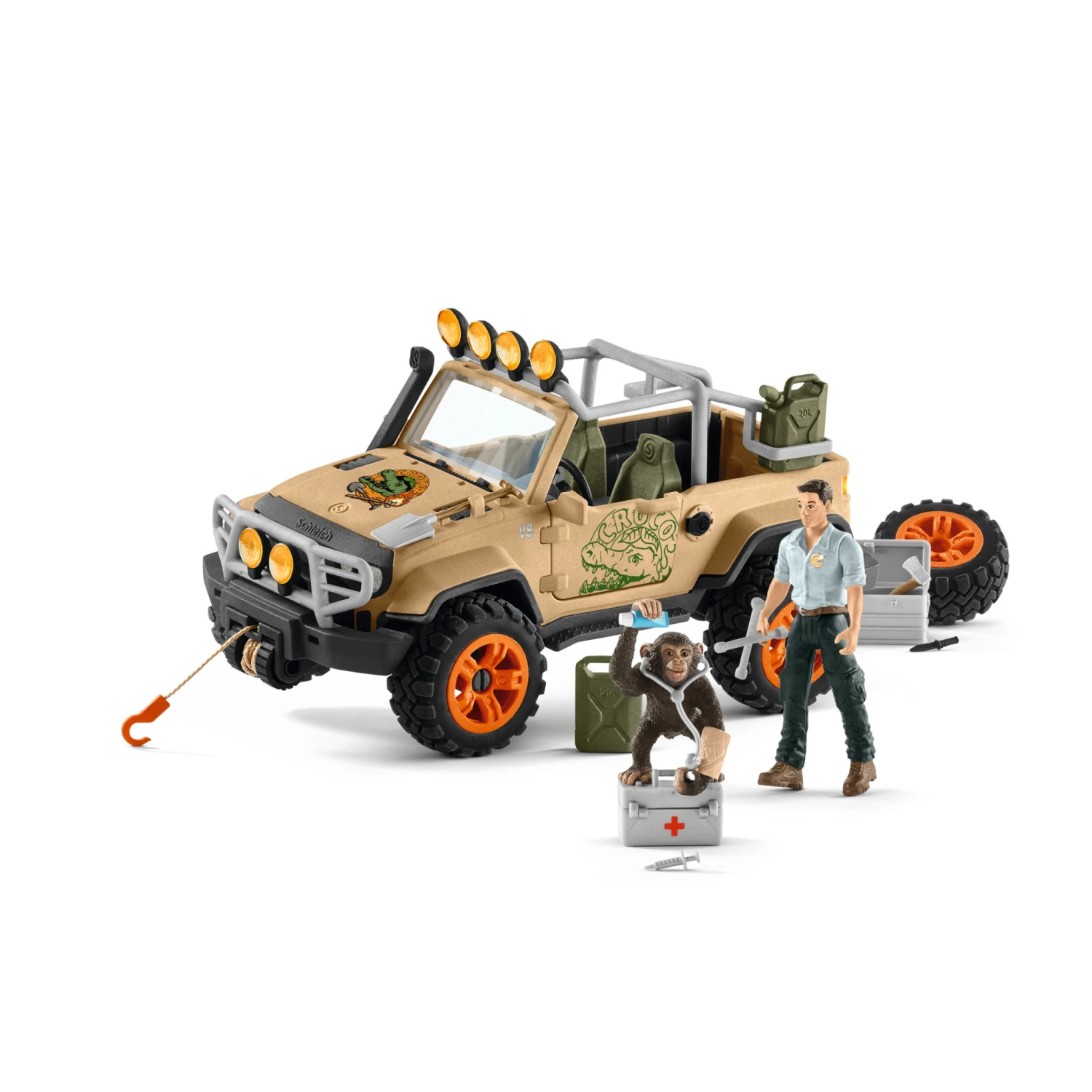 Schleich Schleich Wild Life - 4x4 Auto Met Dier