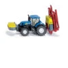 Siku Siku NH Tractor + Kverneland Veldspuit (1:87)