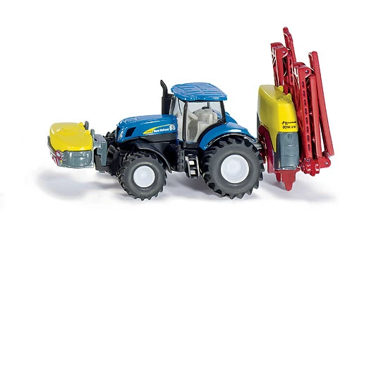 Siku Siku NH Tractor + Kverneland Veldspuit (1:87)